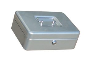 CAJA 300X240X90MM PLATA